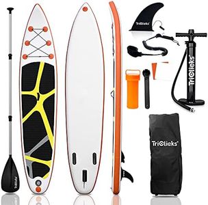 SUDOO 10FT 3M Inflatable Stand Up Paddle Board SUP Board 6” Thick Surfboard Lightweight Non-Slip EVA Deck SUP Package Complete Kit for All Skill Beginners Adults Fishing Yoga Surfing
