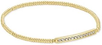 Kendra Scott Addison Stretch Bracelet in 14k Gold-Plated Brass, Fashion Jewelry for Women