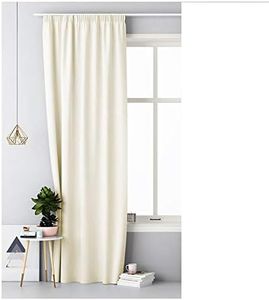 JEMIDI Tenda Semioscurante Finestra - Tenda con Fettuccia - Tende per Interni con Passanti 1x Pz - Tenda Camera da Letto Moderna - Tende Finestre Soggiorno Cucina