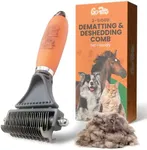 GoPets 2-in-1 Dematting Comb for Do