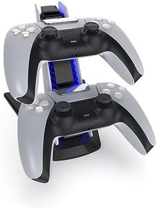 Station d'accueil de Chargeur de Manette pour PS5, Station d'accueil de Charge Double Manette de Jeu pour Sony Playstation 5
