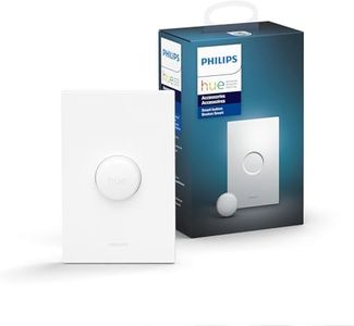 Philips Hue Smart Button for Hue Smart Lights, Smart Light Control, Bluetooth & Zigbee Compatible (Hue Hub Required)