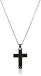 Emporio Armani Necklace for Men , Length: 500mm + 50mm / Size pendant: 25mm x 35mm x 3.5mm Silver Stainless Steel Necklace, EGS1705040