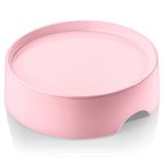 CatGuru Food Table for Cat Bowl, Non Slip Pet Feeding Station for Cat Food Bowls, Raised Stand for Food and Water Cat Bowls, Elevated Cat Feeder, Stress Free Pet Dish Stand (Pink)