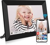 FRAMEO WiFi Digital Picture Frame 10.1 Inch Digital Picture Frame 1280 x 800 HD Touchscreen Picture Frame Digital with 32 GB Memory, Slide Show, Auto Rotation, Share Moments Instantly via App