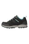 Mountain Warehouse McLeod Womens Walking Shoes - Lightweight, Warm, Durable, Breathable, Mesh Lining, Sturdy Grip, Rubber Outsole - for Spring Summer, Running & Gyming Charcoal Womens Shoe Size 6 UK