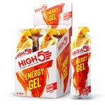 HIGH5 Energy Gels - Quick Release Sports Gels to Power Muscles for Peak Performance - Natural Fruit Juice & Caffeine-Free - On The Go Energy Boost for Running, Cycling and Endurance (Orange, 20 x 40g)