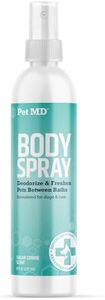 Pet MD Body Spray for Dogs & Cats - Deodorizing Dog Perfume Reduces Static & Eliminates Odor - Long-Lasting Pet Cologne Spray for Dogs - Sugar Cookie Scent - 8 oz