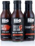 BBQ Experts, 3 Pack BBQ Sauces for Chicken & Pork. Includes Lemon, Sweet Dream & Champion. 3 x 350ml