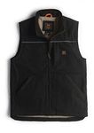 Walls Men's Super Duck Lined Vest, Midnight Black, Large