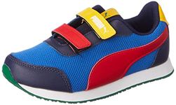 Puma Unisex-Kid Axel V2 Ps Team Royal-Peacoat-Spectra Yellow Sneaker - 2UK (39461001)