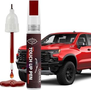 Red Hot(G7C/WA130X) Touch Up Paint Pen Compatible with Chevrolet GMC - Exact Color Match, 2-in-1 Brush & Pen,Car Paint Scratch Repair Kit for Silverado/Equinox/Malibu/Traverse/Trax/Blazer
