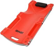 DNA MOTORING TOOLS-00201 36" L X 17" W x 4.25" H Vehicle Repair Low Profile Automotive Creeper w/Padded Headrest, Red