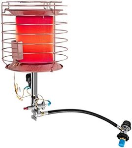 S AFSTAR 35,000-42,000 BTU Tank Top Propane Heater, Portable Propane Heater w/Tip-over Switch & Safety Shut-off, Indoor Outdoor Heaters for Ice Fishing Survival (Propane Cylinder not Included)