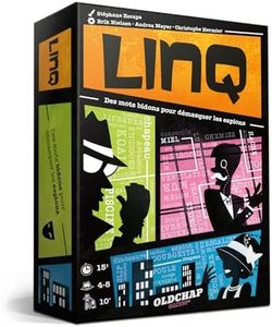 LINQ - Jeu d'ambiance idéal Entre Amis - Jeu de société d'association d'idées - 10 Ans et Plus - Parfait en Groupe jusqu'à 8 Joueurs - Amusant - Jeu d'apéro - OldChap - Blackrock Games