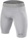 TCA Men's Pro Performance Compression Base Layer Thermal Under Shorts - Grey Marl, Large