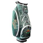 Team Golf NHL Minnesota Wild Albatross Golf Bag Lightweight, 10-Way Club Divider, Spring Action Stand, Insulated Cooler Pocket, Velcro Glove and Umbrella Holder & Lift Assist Handles