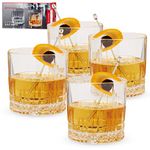 Spiegelau Single Old Fashioned Glasses, Set of 4, Crystal, 270 ml, Perfect Serve, 4500177