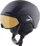 Alpina Alto Q-LITE Ski Snowboard Visor Helmet with Mirror Visor, Adjustable Size, Openable Ventilation