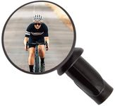 CatEye BM-45 Bar End Mirror: Clear RearView for Cyclists; Easy to Install on Handlebars; Wide-Angle View Enhances Safety; Durable Build