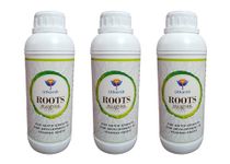 Utkarsh Roots Multiplier (For Quick Hairy Roots Formation) Plant Food for Healthy Roots (3 Lit; Pack of 3 of 1 Lit)