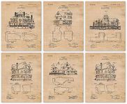 Vintage House Patent Prints, 6 (8x1