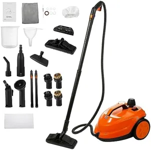 WICHEMI Steam Cleaner with Extension Pole, 71 oz, Steam Cleaner for Home, Adjustable Steam Pressure, 26 Accessories, Handheld Steam Cleaner for Walls, Gaps, Hard Floors, and Tiles