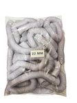 Linnex Spiral Binding White Heavy Quality Plastic Spiral Ring/Coil/Loop Manual Ring Binder (22MM)