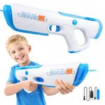 Zest 4 Toyz Electric Water Gun Toy for Kids | USB Rechargeable Water Gun | Electric High-Pressure Automatic | Long-Range Shooting | Summer Beach Toy for Boys & Girls - Multi