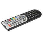 Docooler RC1900 Remote Control for OKI HITACHI ALBA CELCUS LUXOR GRUNDIG SHARP JMB TELEFUNKEN BUSH TECHWOOD AKAI NEVIR SANYO LCD LED Plasma Smart TV Black