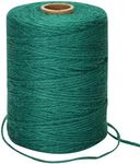 Anwyll Garden Twine, 656 Feet 2MM Green Twine for Gardening, Heavy Duty Garden Jute Twine String, Hemp Rope String for Climbing Plants, Gardening, Tomatoes, Floristry, Gift Wrapping, Crafts