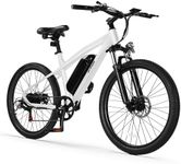 Actbest Race Electric Bike for Adults Ebike,PEAK 750W Brushless Motor,Removable Battery,Commuting Electric Mountain Bike,Up to 22MPH 7-Speed Electric Bicycle with Fork Suspension,26W