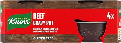 Knorr Beef Gravy Pot free from artificial colours and preservatives for quick and easy beef gravy that tastes homemade 4x 28 g