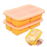 Extra-Large Silicone Soup Freezer Tray, Souper Cubes Silicone, Baby Food Freezer Trays, Soup Freezer Containers for Soup Sauce Meal Prep,300ml Portion (2)