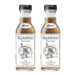 BRIANNAS Home Style Garlic Vinaigrette Dressing I Gluten Free, Vegan, Kosher I Made in Small Batches, 355ml (1 pack)