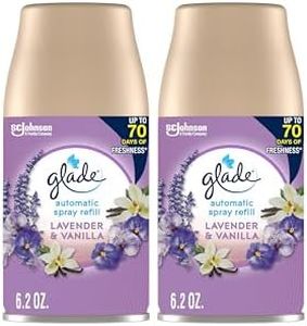 Glade Automatic Spray Refill, Air Freshener for Home and Bathroom, Lavender & Vanilla, 6.2 Oz, 2 Count