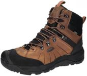 KEEN Men’s Revel 4 Mid Height Polar Insulated Snow Boots, Dark Earth/Caramel Cafe, 11.5 D (Medium) US