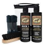 Bickmore Boot Care Kit - Bick 1 Bick 4 & Gard-More - Leather Lotion Cleaner Conditioner & Protector - For Cleaning Softening and Protecting Boots Shoes Handbags Purses Jackets and More