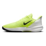 NIKE Men's Precision VII Basketball Shoe, VOLT/DK SMOKE GREY-SUMMIT WHITE, 12.5 UK