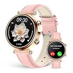 Smart Watch for Women -1.27" HD Smartwatch (Answer/Make Call), IP68 Waterproof Fitness Tracker with Heart Rate Monitor, Sleep Monitor, Pedometer, Smartwatches for Android iOS