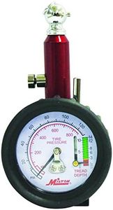 MILTON (S-934 Dial Tire Pressure Gauge - Single Head Tire Tread Depth Gauge