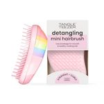 Tangle Teezer |The Original Mini Detangling Hairbrush | Palm Size Perfect for Kids & Travelling | Ideal for Wet & Dry Hair |Reduces Flyaways | Rainbow The Unicorn