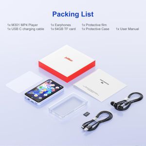 80GB MP3 Player with Bluetooth and WiFi – Portable Music Player