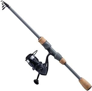 Shimano S56L Buena Vista Combo Reel Rod Set, Gray