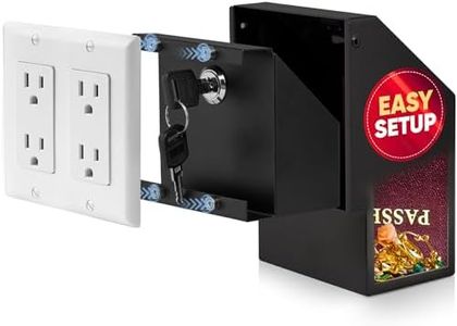 Elder Welder® Wall Outlet Hidden Safe with Key Lock | The Sneaky Way to Trick Thieves | Easy to Install | 100% Real Wall Plate | Wall Hidden Safe for Money | Elevated Choice Over Book Safe or Can Safe