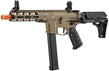 Lancer Tactical Gen 2 New 9mm Battle X CQB Lightweight Carbine AEG Color Tan