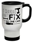 Shopagift If Grandad Can't Fix It No One Can Travel Mug Cup