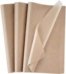 TUPARKA 100 Sheets Kraft Tissue Paper 14 inch x 20 inch Gift Wrap Paper Bulk Brown Wrapping Paper for Birthday Party Holiday Wedding Crafts Decor