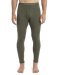 Icebreaker Men's Standard 175 Everyday Cold Weather Leggings-Wool Base Layer Thermal Pants with Fly, Loden Green, X-Large