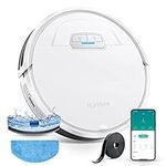 HONITURE Robot Vacuums and Mop, 3-in-1 Robotic Vacuum Cleaner, 4000pa, Ultra-Slim, 150 Min Runtime, Quiet, App&Remote&Voice Control, Works with Alexa, Ideal for Pet Hair and Carpet(G20)